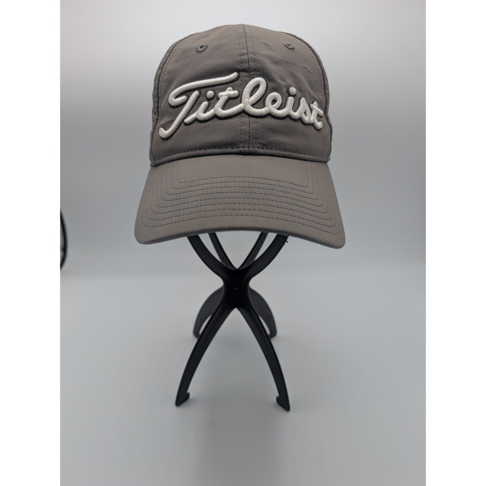 Titleist FJ Footjoy Pro V1 Golf Hat Cap Strapback Gray Golf One Size